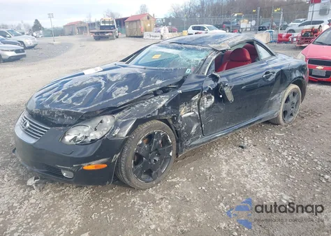 2005 Lexus Sc 430 из США, поврежденный, VIN JTHFN48Y250061921